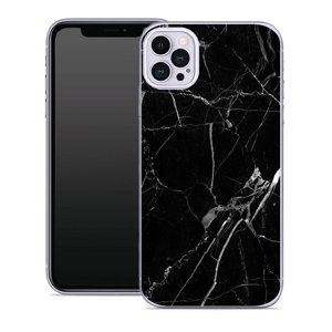 27365
MY ART Ochranný kryt Apple iPhone 12 / iPhone 12 Pro BLACK MARBLE (142)