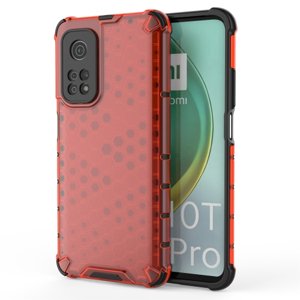 27572
HONEYCOMB Ochranný kryt Xiaomi Mi 10T / Mi 10T Pro červený