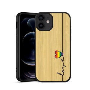 28282
BAMBOO Drevený kryt Apple iPhone 12 Mini LOVE (083)