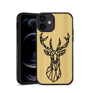 28283
BAMBOO Drevený kryt Apple iPhone 12 Mini ELK (081)