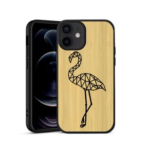 28286
BAMBOO Drevený kryt Apple iPhone 12 Mini FLAMINGO (084)