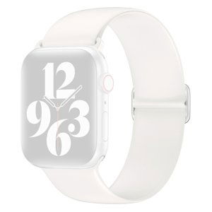 33460
ELASTIC Remienok Apple Watch Ultra (49mm) / 8 / 7 (45mm) / 6 / SE / 5 / 4 (44mm) / 3 / 2 / 1 (42mm) biely