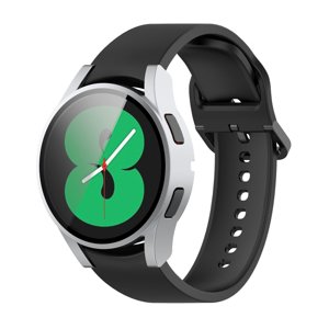 34747
Ochranný kryt s tvrdeným sklom pre Samsung Galaxy Watch 4 44mm strieborný