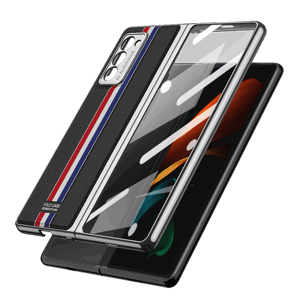 GKK 35140
GKK LEATHER Kryt so sklom Samsung Galaxy Z Fold 2 5G TRICOLOUR čierny