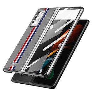 GKK 35143
GKK LEATHER Kryt so sklom Samsung Galaxy Z Fold 2 5G TRICOLOUR šedý