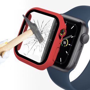 ENKAY 35918
ENKAY Obal s tvrdeným sklom pre Apple Watch 8 / 7 (41mm) červený