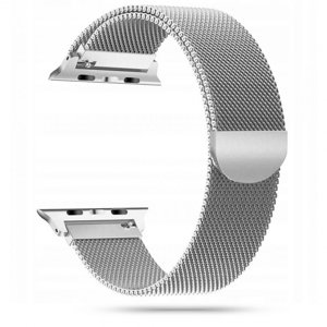 TECH-PROTECT 36043
TECH-PROTECT MILANESE Remienok  Apple Watch Ultra (49mm) / 9 / 8 / 7 (45mm) / 6 / SE / 5 / 4 (44mm) / 3 / 2 / 1 (42mm) strieborný