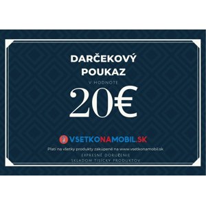 36709
DARČEKOVÝ POUKAZ - HODNOTA 20€