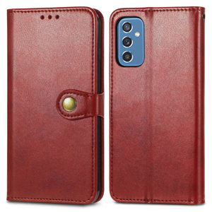 36785
LEATHER BUCKLE Peňaženkový obal Samsung Galaxy M52 5G červený