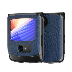 37105
GRAIN Plastový kryt Motorola Razr 5G modrý