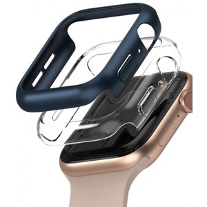 RINGKE 37219
RINGKE SLIM 2x Ochranný obal Apple Watch 6 / SE / 5 / 4 44mm priehľadný & tmavomodrý