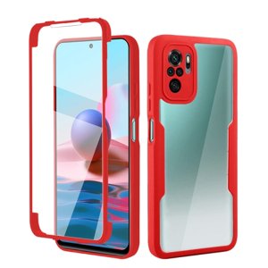 PROTEMIO 38140
DUAL Obojstranný kryt s fóliou Xiaomi Redmi Note 10 / Note 10s červený