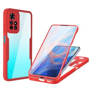 38144
DUAL Obojstranný kryt s fóliou Xiaomi Redmi Note 11 / Note 11S červený