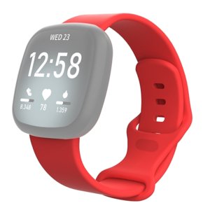 38615
BUTTERFLY Silikónový remienok pre Fitbit Versa 3 / Fitbit Sense červený