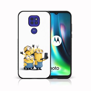 38878
MY ART Silikónový kryt Motorola Moto G9 Play / E7 Plus MINIONS SELFIE (022)