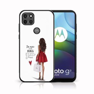 38926
MY ART Silikónový kryt Motorola Moto G9 Power RED DRESS (137)