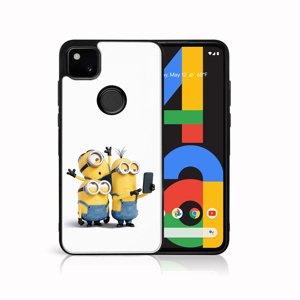 38979
MY ART Silikónový kryt Google Pixel 4a MINIONS SELFIE (022)