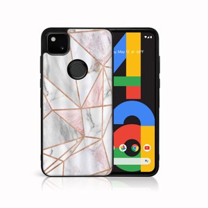 39344
MY ART Silikónový kryt Google Pixel 4a PINK MARBLE (143)