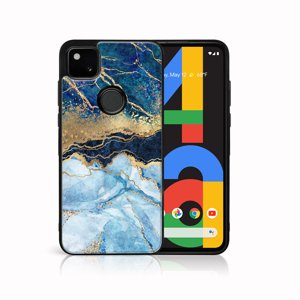 39345
MY ART Silikónový kryt Google Pixel 4a BLUE MARBLE (141)