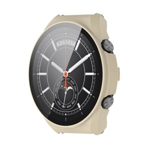 39905
Plastový kryt s ochranným sklom pre Xiaomi Watch S1 béžový