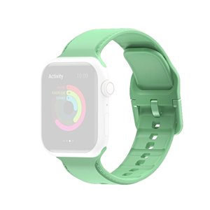 39975
RUBBER Remienok Apple Watch 7 (45mm) / 6 / SE / 5 / 4 (44mm) / 3 / 2 / 1 (42mm) svetlozelený