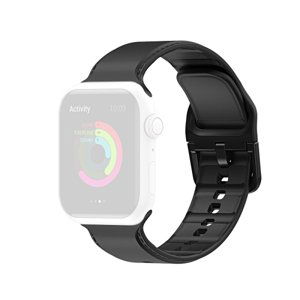 39981
RUBBER Remienok Apple Watch 7 (45mm) / 6 / SE / 5 / 4 (44mm) / 3 / 2 / 1 (42mm) čierny