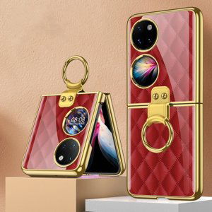 GKK 40118
GKK GLASS Ochranný kryt s držiakom Huawei P50 Pocket RED RHOMBUS