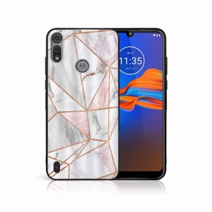 PROTEMIO 40658
MY ART Silikónový kryt Motorola Moto E6s PINK MARBLE (143)