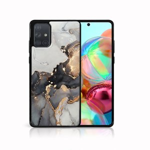 PROTEMIO 40745
MY ART Silikónový kryt Samsung Galaxy A71 GREY MARBLE (140)