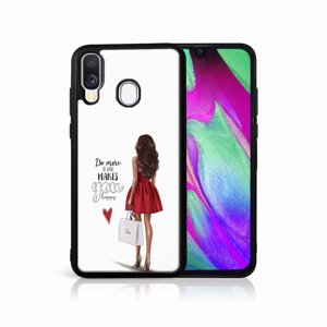 PROTEMIO 40824
MY ART Ochranný kryt Samsung Galaxy A40 RED DRESS (137)