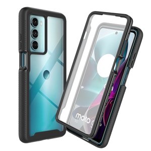 41386
DUAL Obojstranný kryt s fóliou Motorola Moto G200 5G čierny