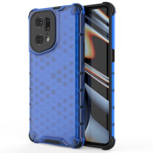 42519
HONEYCOMB Ochranný kryt Oppo Find X5 Pro modrý