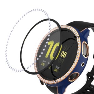 43047
DIAMOND Plastový kryt s ochranným sklom Samsung Galaxy Watch Active 2 44mm tmavomodrý