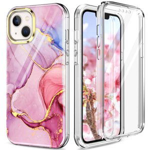 PROTEMIO 43748
DUAL ART Odolný kryt pre Apple iPhone 13 mini PINK MARBLE