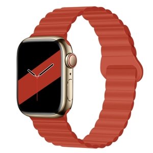 45967
REVERSE Silikónový remienok Apple Watch Ultra (49mm) / 8 / 7 (45mm) / 6 / SE / 5 / 4 (44mm) / 3 / 2 / 1 (42mm) červený