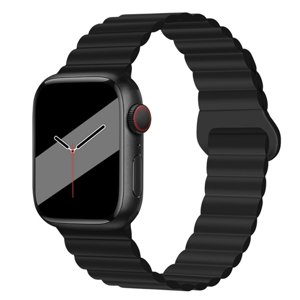 45975
REVERSE Silikónový remienok Apple Watch Ultra (49mm) / 8 / 7 (45mm) / 6 / SE / 5 / 4 (44mm) / 3 / 2 / 1 (42mm) čierny