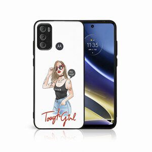 46035
MY ART Ochranný obal Motorola Moto G60 TOUGH GIRL (131)