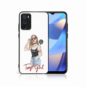 46098
MY ART Ochranný obal  Oppo A16 / A16s TOUGH GIRL (131)