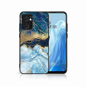 46167
MY ART Ochranný obal Oppo Reno7 5G BLUE MARBLE (141)