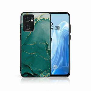 46171
MY ART Ochranný obal Oppo Reno7 5G GREEN MARBLE (145)