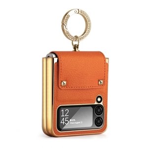 GKK 48205
LEATHER Kryt s držiakom Samsung Galaxy Z Flip4 5G oranžový