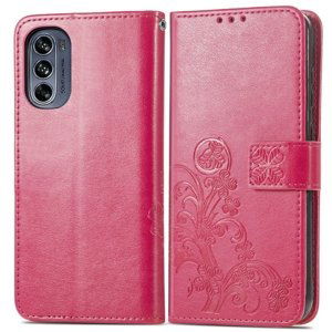 48453
ART Peňaženkový kryt Motorola Moto G62 5G FLOWERS tmavoružový