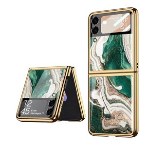 GKK 49510
GKK GLASS Luxusný kryt Samsung Galaxy Z Flip4 5G GREEN MARBLE