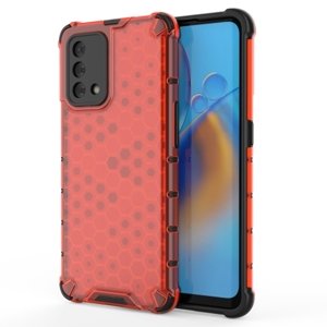 50273
HONEYCOMB Ochranný kryt Oppo A74 červený