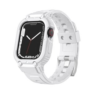 51138
GLACIER Ochranné puzdro pre Apple Watch 8 / 7 (45mm) / 6 / SE / 5 / 4 (44mm) / 1, 2, 3 (42mm) biele