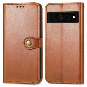 PROTEMIO 51695
LEATHER BUCKLE Peňaženkový obal Google Pixel 7 Pro hnedý