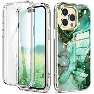 PROTEMIO 52917
DUAL MARBLE Odolný kryt Apple iPhone 14 Pro Max GREEN MABRLE