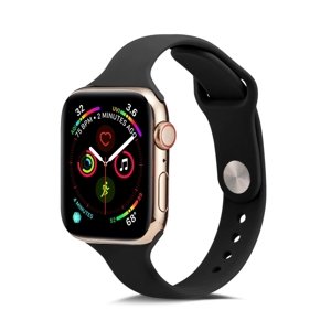 PROTEMIO 54974
THIN Silikónový remienok Apple Watch 8 / 7 (41mm) / 6 / SE / 5 / 4 (40mm) / 3 / 2 / 1 (38mm) BLACK