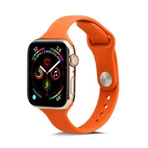 PROTEMIO 54990
THIN Silikónový remienok Apple Watch Ultra (49mm) / 8 / 7 (45mm) / 6 / SE / 5 / 4 (44mm) / 3 / 2 / 1 (42mm) ORANGE