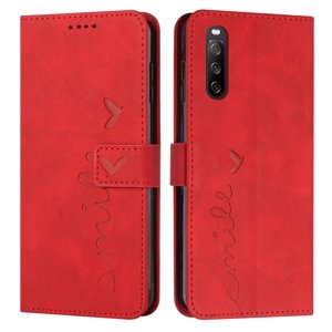 PROTEMIO 55064
ART SMILE Peňaženkový kryt so šnúrkou Sony Xperia 10 IV 5G červený